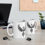 Tribal Phoenix Wings Mug | Ceramic Coffee Cup