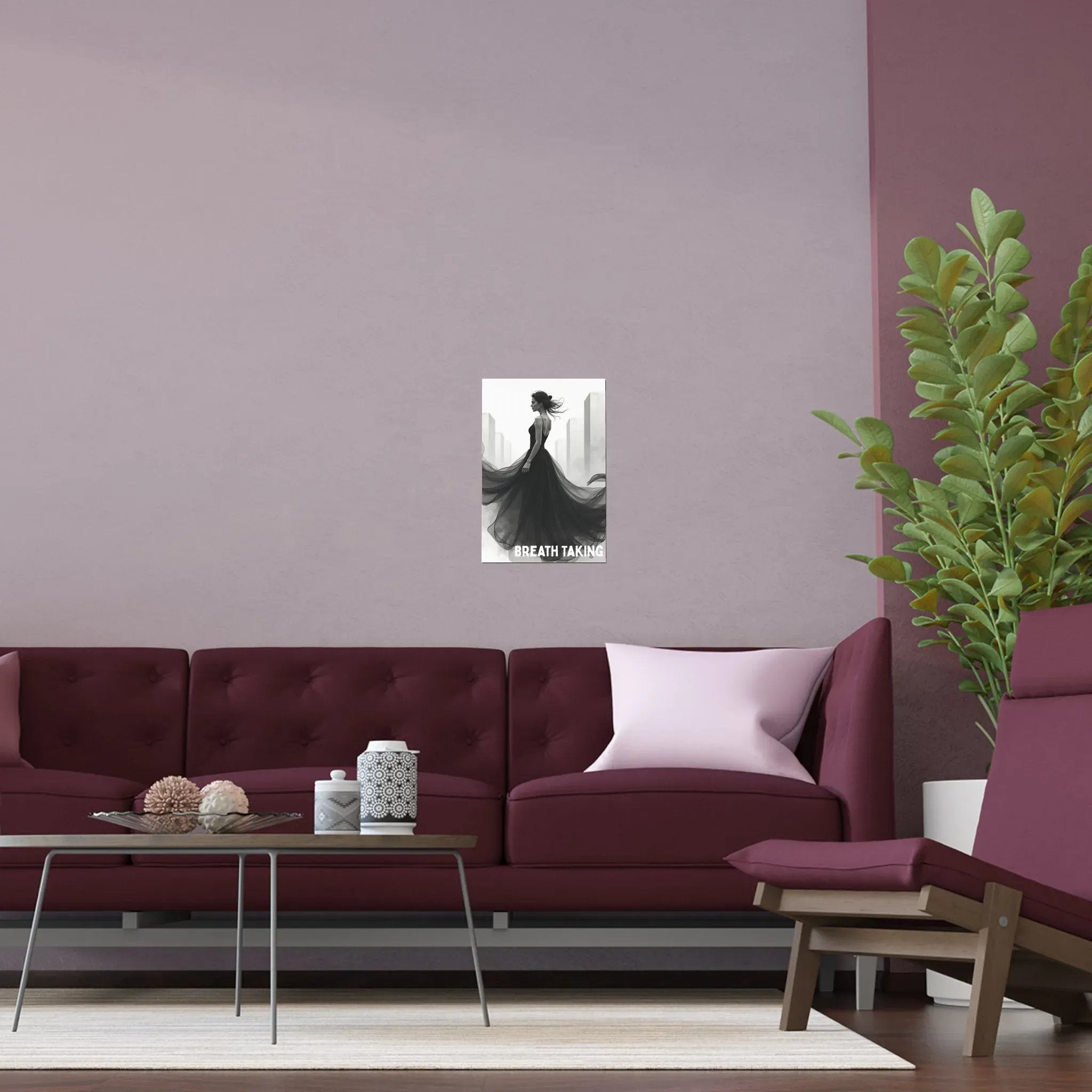 Breathtaking Architectural Muse Art Poster Black 8-34