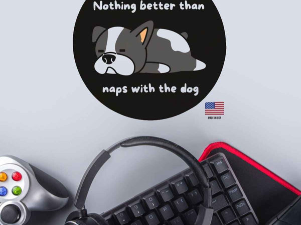 Dog Lover Wood Sign | Funny Naps with the Dog Home Decor