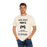 Gamer Mom Respawn T-Shirt | Funny & Sustainable Gaming Gift