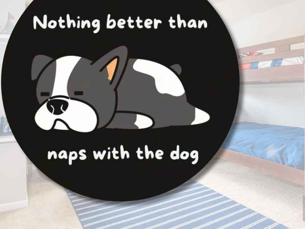 Dog Lover Wood Sign | Funny Naps with the Dog Home Decor
