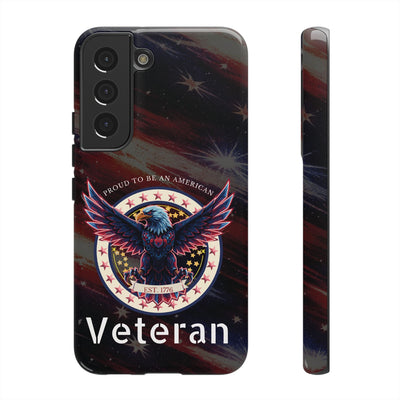 Patriotic Eagle Phone Case – "Proud to Be an American" Military USA Cover