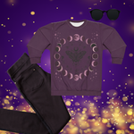 Lunar Phases Moth Sweatshirt | Moon Cycle Graphic Pullover