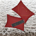 Family Movie Night Lumbar Pillow - Heart Design Home Decor | Cozy Pillow
