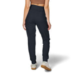Embroidered Star Compass Sweatpants — White Fleece Joggers