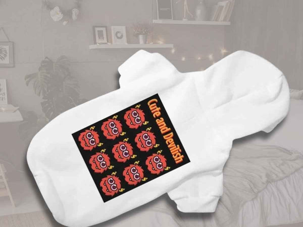 Cute Devil Pet Hoodie | Funny Small Dog and Cat Sweater