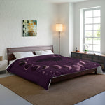 Moon Phase Comforter – Purple Moth & Celestial Bedding
