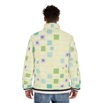 Pastel Pixel Puffer Jacket - front pocket detail | Our Phoenix Rise