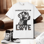 Black Lab T-shirt - Labsolutely In Love Comfort Tee