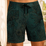 Tropical Botanical Mens Board Shorts - Detail Mockup 2 | Our Phoenix Rise