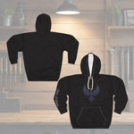 Phoenix Wings Hoodie — Inspirational 'Rise & Renew' Black Pullover