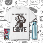 Labrador T-shirt - Labsolutely In Love Comfort Tee