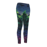 Geometric Mountain Leggings | Retro Gamer Yoga Wear