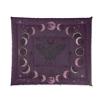 Moon Phase Comforter – Purple Moth & Celestial Bedding