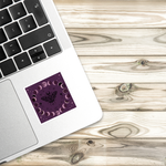 Moth and Moon Phases Sticker | Kiss-Cut Witchy Celestial Decal