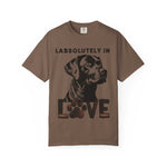 Black Lab T-shirt - Labsolutely In Love Comfort Tee - Iron Phoenix GHG