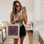 Moon Phase Bat Tote Bag | Gothic Celestial Canvas Tote