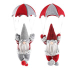 Parachute Gnome Christmas Ornament - Close Up Gray Hat Gnome Face and Body | Our Phoenix Rise
