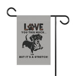 Dachshund Garden Banner - Adorable Dog Design Outdoor Decor - Iron Phoenix GHG