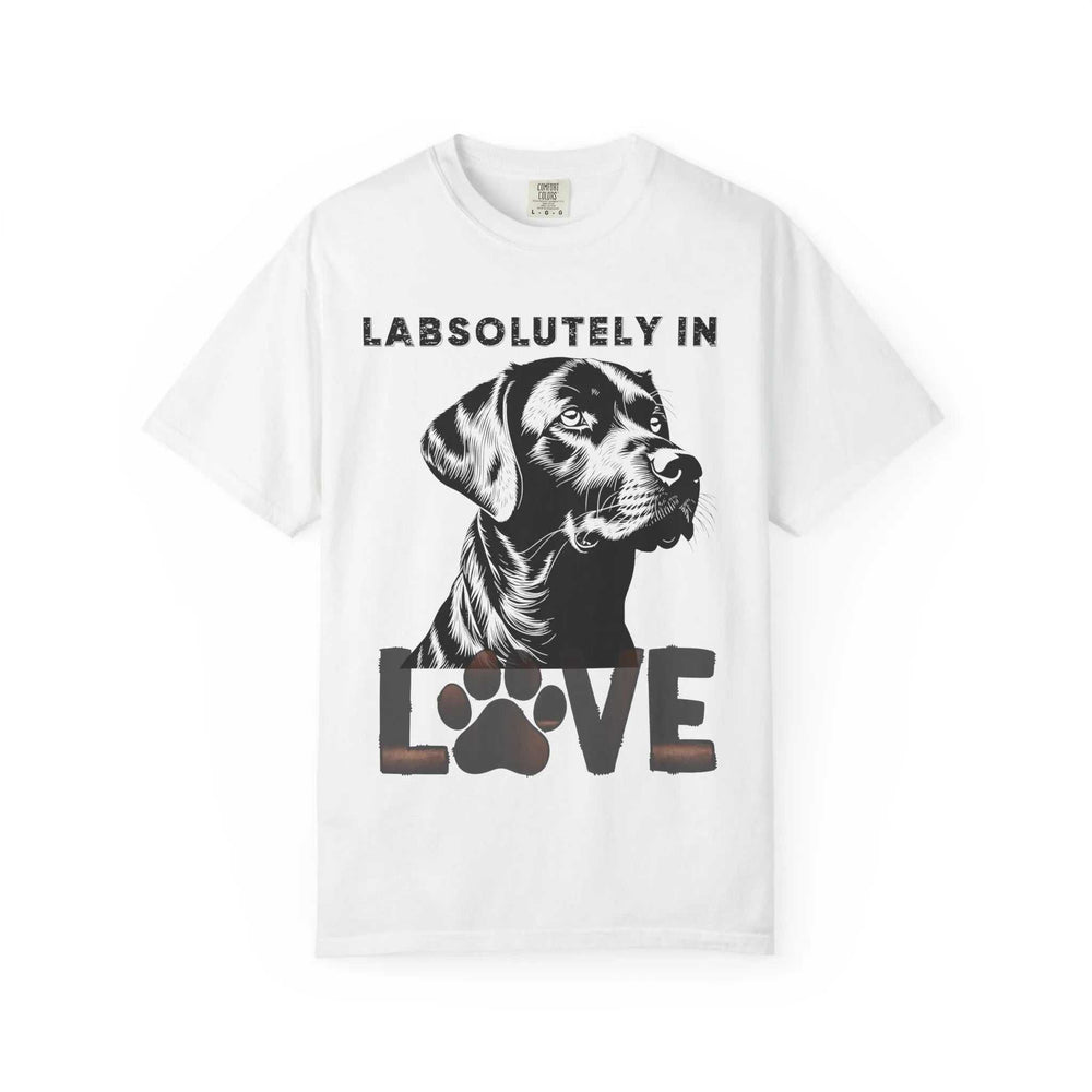 Black Lab T-shirt - Labsolutely In Love Comfort Tee