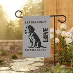 Beagle Garden Banner - Adorable Dog Design Outdoor Decor - Iron Phoenix GHG