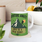 Adventure Awaits Ceramic Mug 2025 - Iron Phoenix GHG