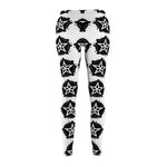 Black Star Emblem All-Over Print Women's Leggings