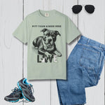 Pitt Your Kisses Pitbull T-Shirt - White flat lay | Our Phoenix Rise