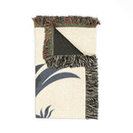 Phoenix Silhouette Woven Blanket | Tribal Bird Throw, Boho Home Decor