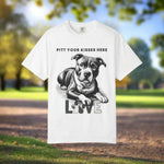 Pitbull Lover T-shirt - 'Pitt Your Kiss' Eco-Friendly Comfort Tee - Iron Phoenix GHG