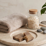 Oat Milk Honey Soap Bar - Gentle Exfoliating Natural Skincare | Sensitive Skin