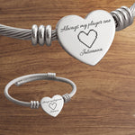Personalized Gamer Love Bracelet - Always My Player One Gift | Couples Jewelry