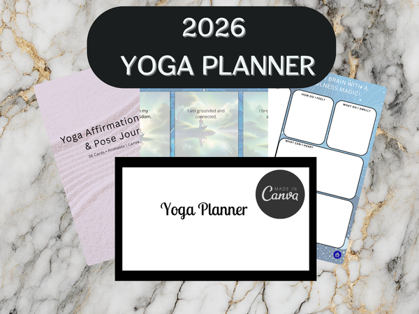 Yoga Wellness Planner | Mindful Recovery Journal for Sport