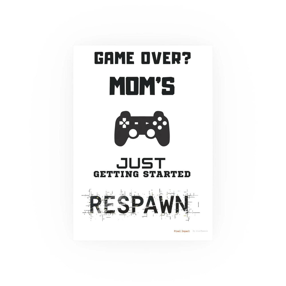 Gaming Mom Poster - Fun Wall Art for Gamers, Motivational Decor