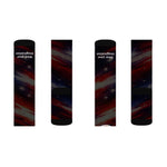 American Flag Sublimation Socks — Patriotic Eagle Graphic Crew Socks