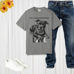 Pitt Your Kisses Pitbull T-Shirt - Ivory flat lay | Our Phoenix Rise