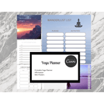 Yoga Wellness Planner | Mindful Recovery Journal for Sport