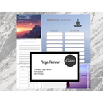 Yoga Wellness Planner | Mindful Recovery Journal for Sport