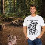 Pitt Your Kisses Pitbull T-Shirt - Bay close up graphic | Our Phoenix Rise