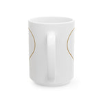 Minimal Line Heart Mug | Ceramic Coffee Cup