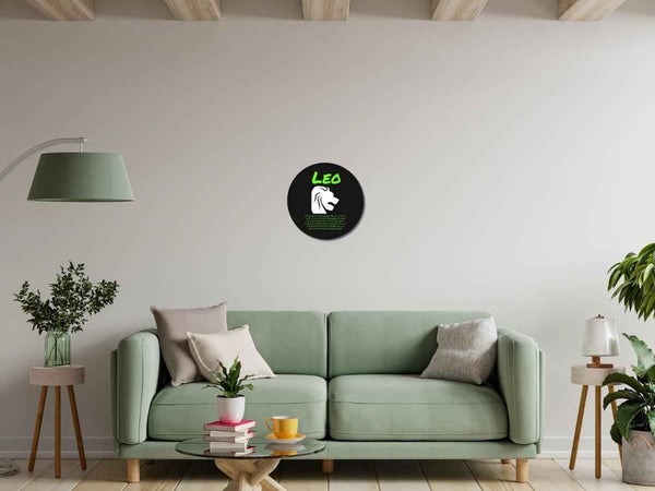 Leo Zodiac Wood Sign | Funny Astrology Home Decor Gift