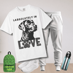 Black Lab T-shirt - Labsolutely In Love Comfort Tee