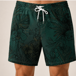 Tropical Botanical Mens Board Shorts - Detail Mockup 3 | Our Phoenix Rise