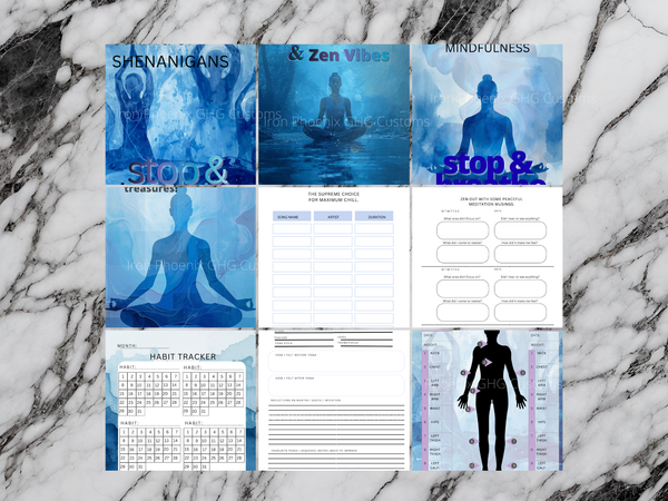 Yoga Wellness Planner | Mindful Recovery Journal for Sport