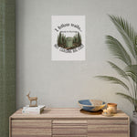Humorous Camping Kitchen Poster - Showing detailed texture and giclee print quality | Our Phoenix Rise