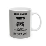 Gamer Mom Mug - "Game Over, Mom's Just Getting Started" - Mother's Day Gift - Iron Phoenix GHG