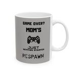 Gamer Mom Mug - "Game Over, Mom's Just Getting Started" - Mother's Day Gift - Iron Phoenix GHG