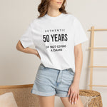 50 Years of Not Giving a Damn T-Shirt — Funny 50th Birthday Tee