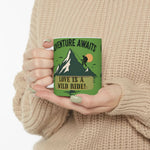 Adventure Awaits Ceramic Mug 2025 - Iron Phoenix GHG