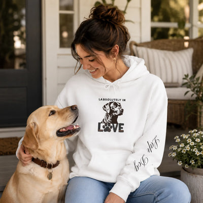 Labrador Retriever Owner Hoodie White S-5XL
